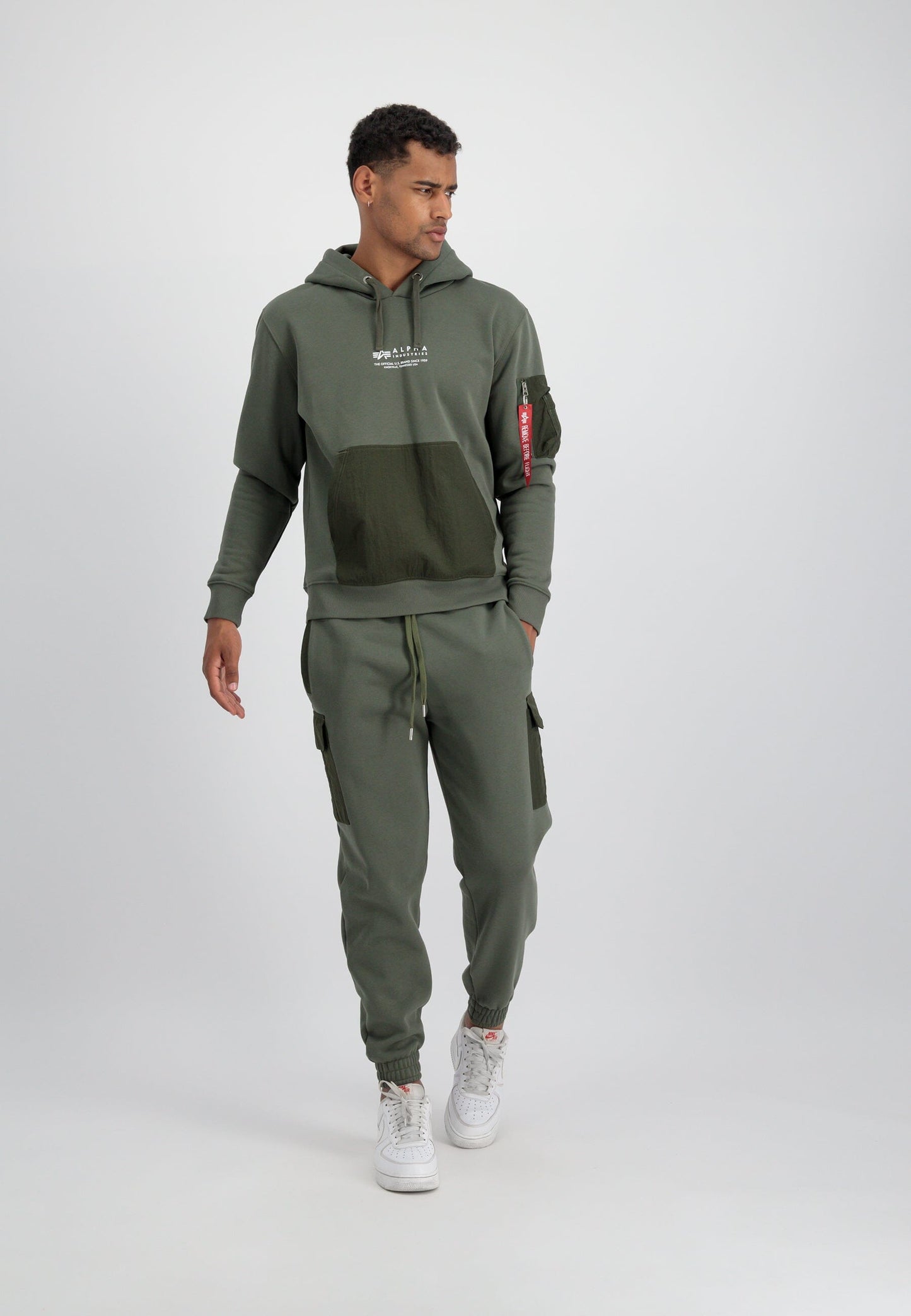 SWEAT NYLON CARGO JOGGER